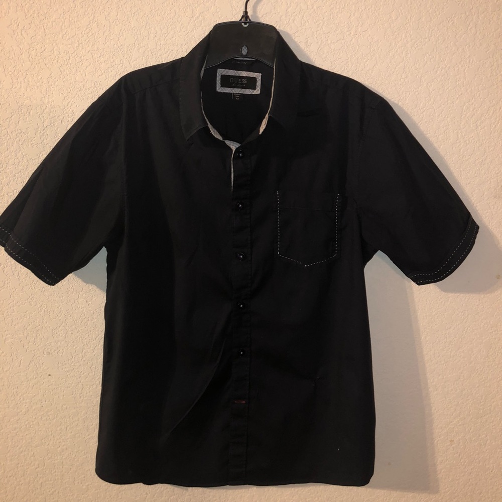 Guess Button-Down Shirt (Navy)